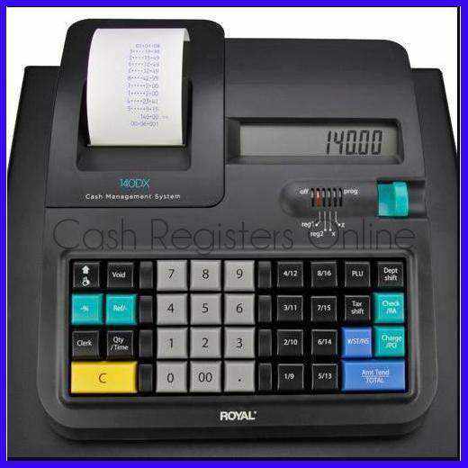 Royal 140dx Cash Register Temporarily Out of Stock Cash Registers