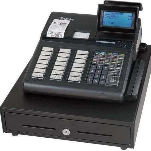 SAM4s ER-925 Cash Register With Refurbished Metrologic Fusion Barcode Scanner – Pre-Configured, Plug & Play For Retail