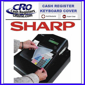 Sharp XE-A Series Cash Register Keyboard Covers - Antibacterial Silicone Wetcover - Cash Registers Online